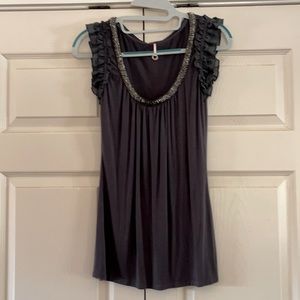 Sleeveless top 96% cotton 4% spandex